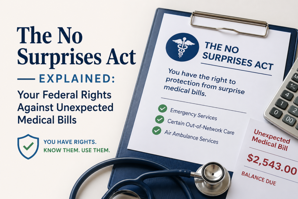 no surprises act patient rights medical bill