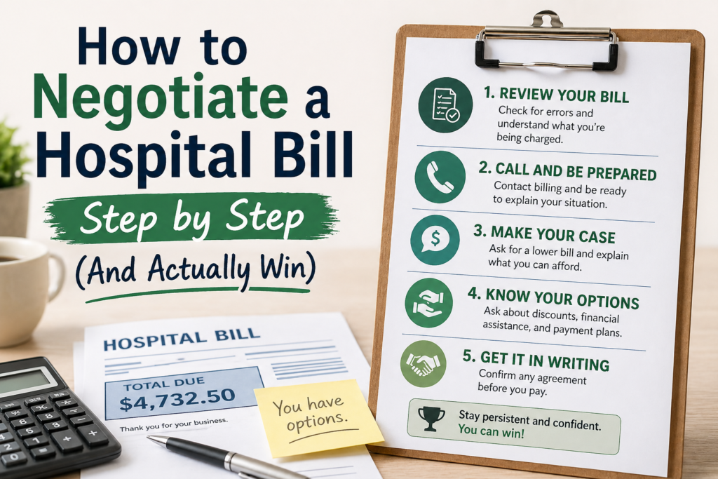 how to negotiate a hospital bill